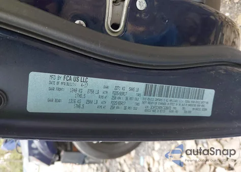 2017 Dodge Journey Se из США, поврежденный, VIN 3C4PDCAB9HT638072